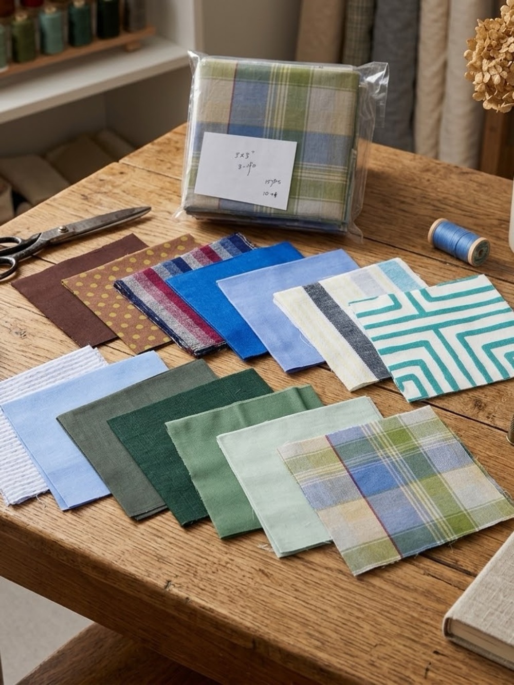 150 pcs Madras & Maze pre cut charm pack 5" squares 100% cotton fabric quilt#90